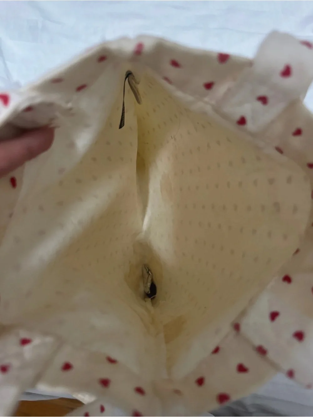 RARE Heart Print Tote Bag from Brandy Melville